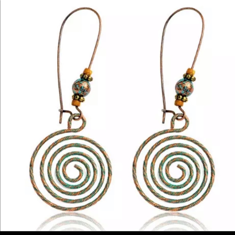 Boho Copper Earrings